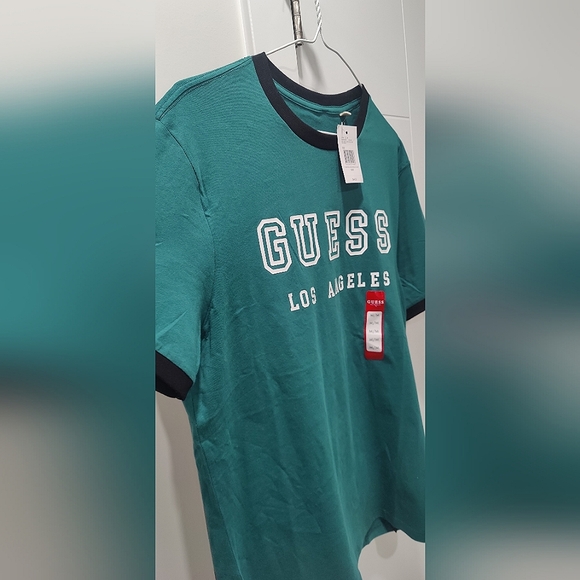 Guess shirt Los Angeles green M - Picture 3 of 6